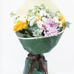 Alternative view of Bouquet Verte-Yeşil Renkli Kraft Kağıda Sarılı Buket